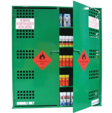SAC006 Aerosol Can Storage Cages full open SAC006 Aerosol Can Storage Cages full open