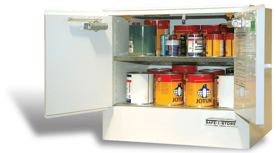SC1006 Indoor Dangerous Goods Storage Cabinets open