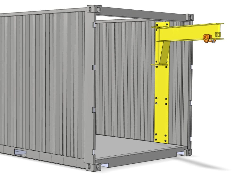Shipping Container Jib Crane (1A)