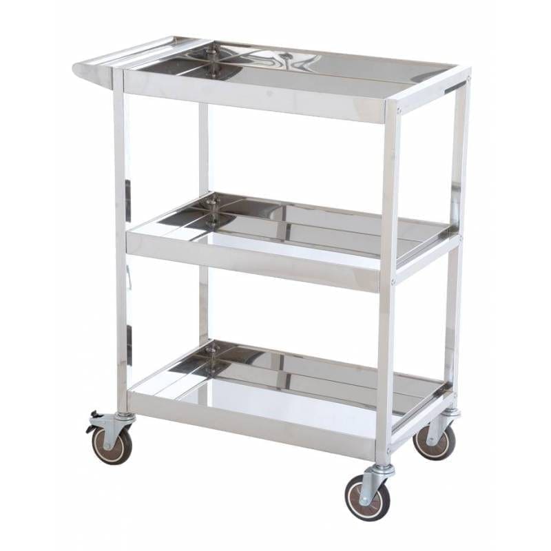 Stainless Steel Platform Trolleys Three Tiered Stainless Steel Platform Trolleys Three Tiered