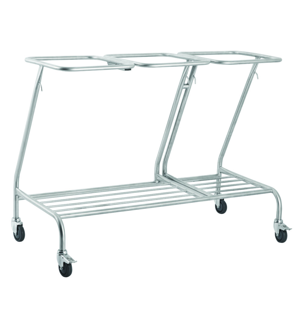 Stainless Steel Trolleys Medical Linen Bag TLT Linen Skip Triple Stainless Steel Trolleys Medical Linen Bag TLT Linen Skip Triple
