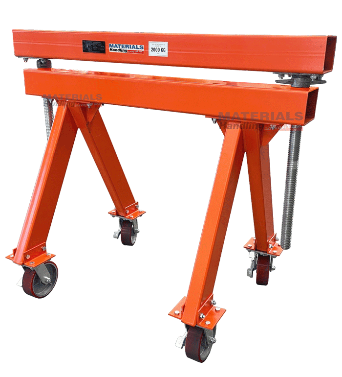 Support Trestle Height Adjustable with Wheels ATSJW
