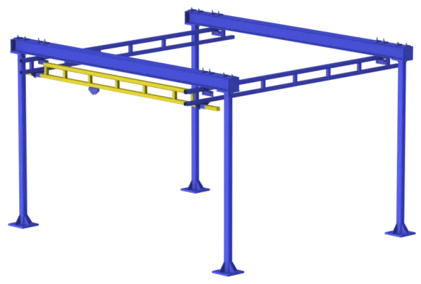 Workstation Bridge Gantry Cranes Gorbel (2) Workstation Bridge Gantry Cranes Gorbel (2)